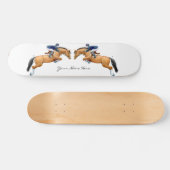  Show Jumper Horses Skateboard (Horizontaal)