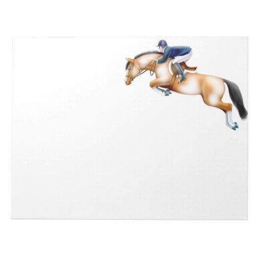 Show Jumper Paint Pad Note Pad Notitieblok (Voorkant)