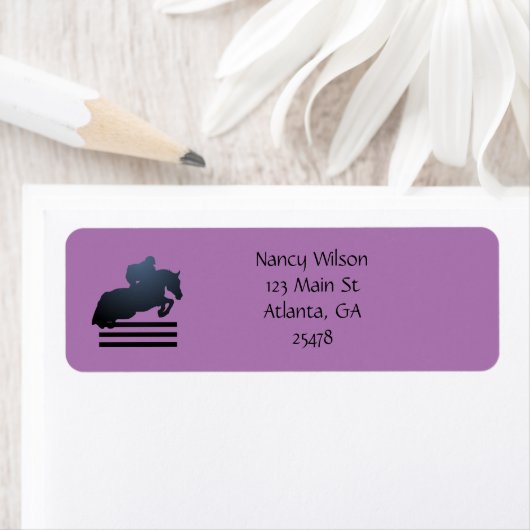 Show Jumper Return-adreslabel Etiket (Insitu)