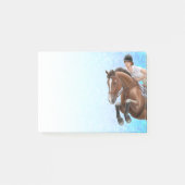 Show Jumping Horse Equestrian Post-it Notes (Voorkant)