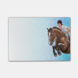 Show Jumping Horse Equestrian Post-it Notes