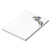 Show Jumping Horse Grey Note Pad Notitieblok (Linkerzijde)