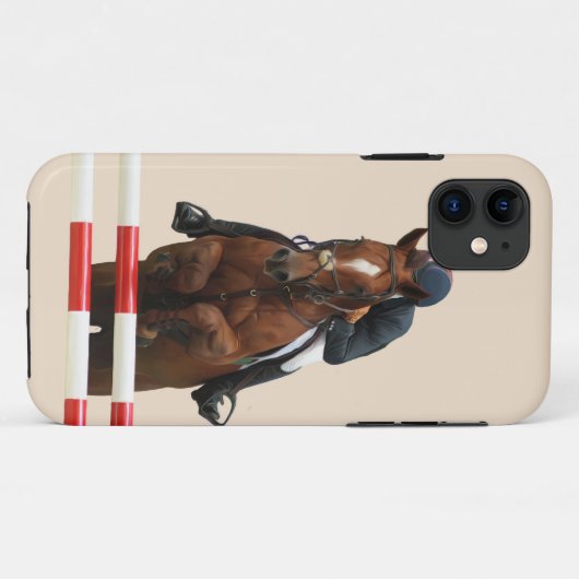 Show Jumping Iphone 5 cover (Achterkant (horizontaal))