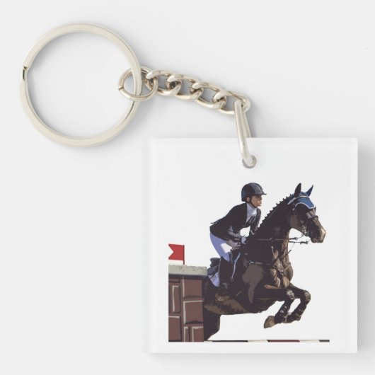 Show Jumping Sleutelhanger (voorkant)