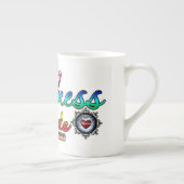 Show Kindheid voor dieren Rainbow Typografie Porselein Kop (Rechts)