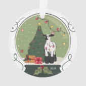 Show Lamb Acryl Kerst Ornament (voorkant)