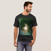 Show liefde voor iedereen - groene Abstracte kunst T-shirt (Voorkant volledig)