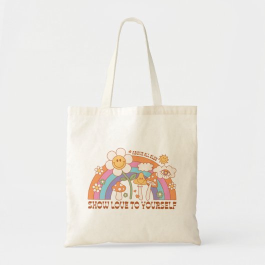 Show liefde voor jezelf tote bag (Voorkant)