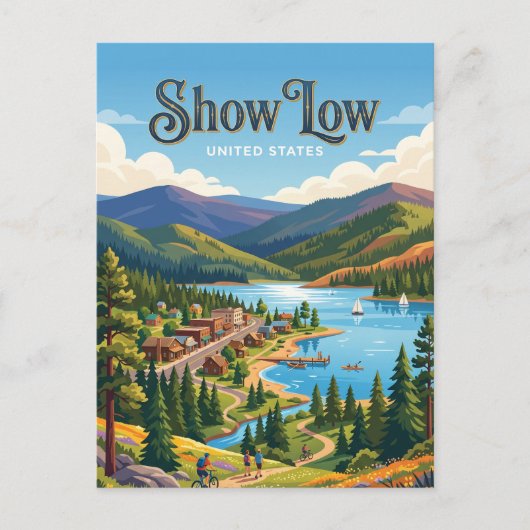 Show Low Arizona Briefkaart (Voorkant)