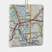 Show Low Arizona kerstversiering Keramisch Ornament (Rechts)