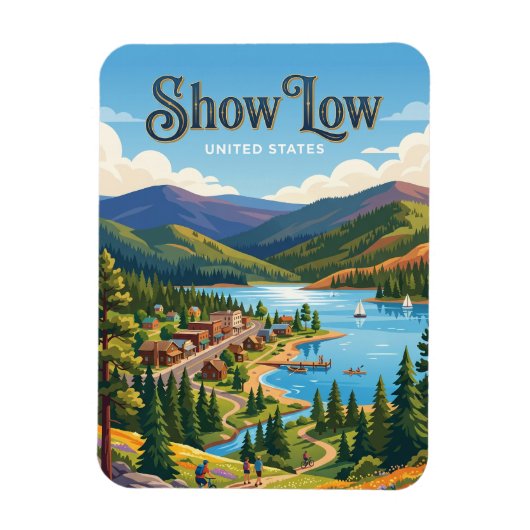Show Low Arizona Magneet (Verticaal)