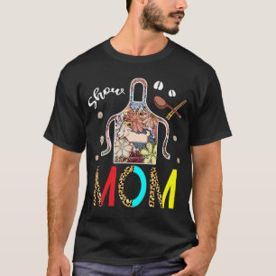 Show Mam Goat Leopard Floral Apron Cook Farmer Goa T-shirt