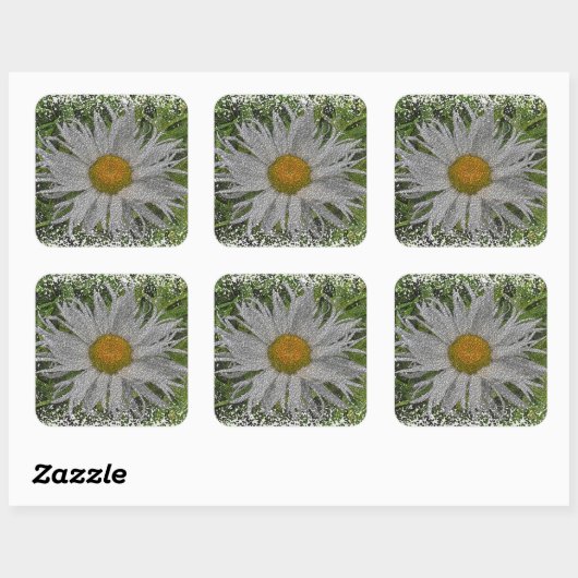 Show Me A Daisy #1 Vierkante Sticker (Vel)