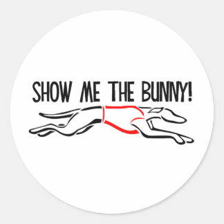 Show me de Bunny. Ronde Sticker