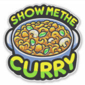 Show me de curry sticker (Voorkant)