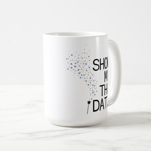 Show me de data magie koffiemok (Voorkant rechts)