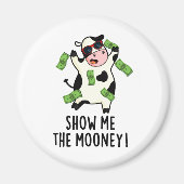 Show me De grappige Koe van de Mooney Magneet (Voorkant)