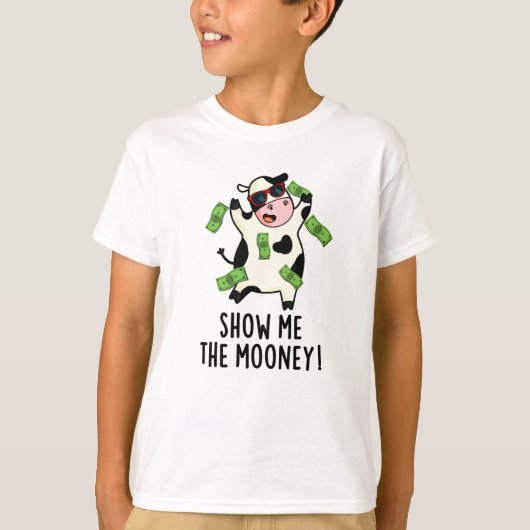 Show me De grappige Koe van de Mooney T-shirt (Voorkant)