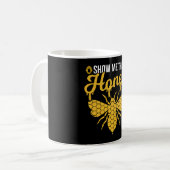 Show me de Honey grappige bijenliefde Hive Koffiemok (Voorkant links)
