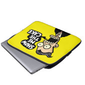 Show me de taart laptop sleeve (Voorkant onderkant)