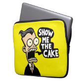 Show me de taart laptop sleeve (Voorkant Links)