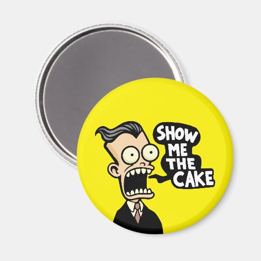 Show me de taart magneet (Voorkant / Achterkant)