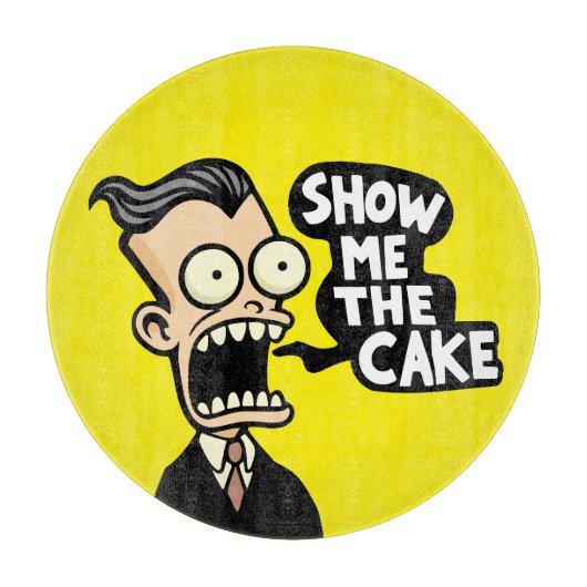 Show me de taart snijplank (Voorkant)