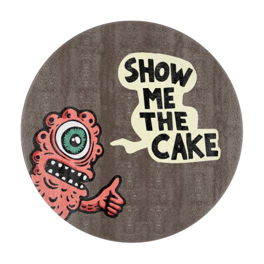 Show me de taart snijplank (Voorkant)