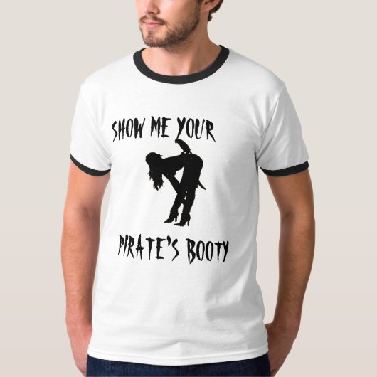 SHOW ME HET LICHAAM VAN JE PIRAAT T-SHIRT (Voorkant)