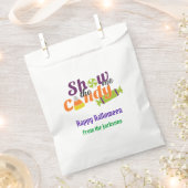 Show me het Snoep Halloween Gezegden Goodie Bag Bedankzakje (Geknipt)