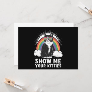 Show me je Katten grappig lesbisch gay pride lgbt Kaart
