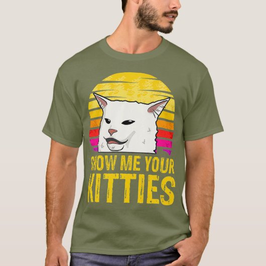 Show me je Katten grappige kattenliefhebber T-shirt (Voorkant)