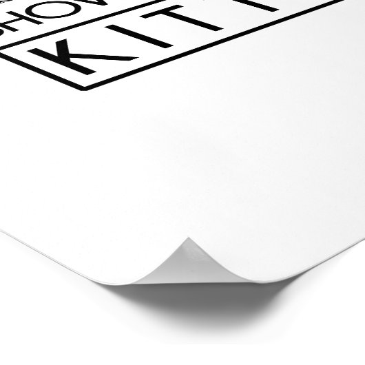 Show me je Katten Poster (Hoek)