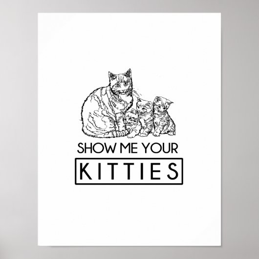 Show me je Katten Poster (Voorkant)