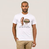 Show me je pareltje, hete hond, Hamburger T-Shirt (Voorkant volledig)