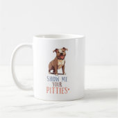 Show me je Pitties Pit Bull Koffiemok (Links)