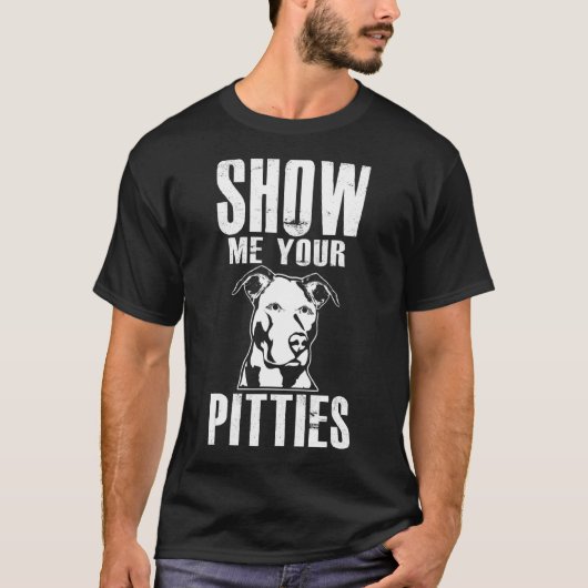 Show me je Pitties Pitbull 43 T-shirt (Voorkant)