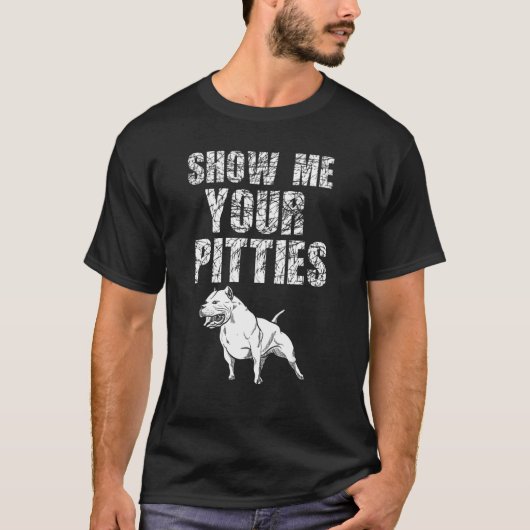 Show me je Pitties Pitbull 50 T-shirt (Voorkant)