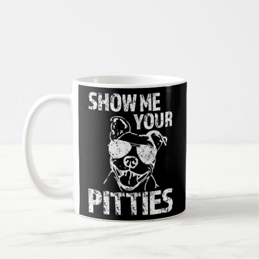 Show me je pitties pitbull dog koffiemok (Links)
