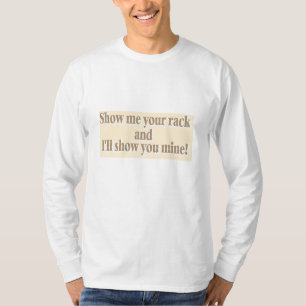 Show me je rek en ik show je mijn t-shirt