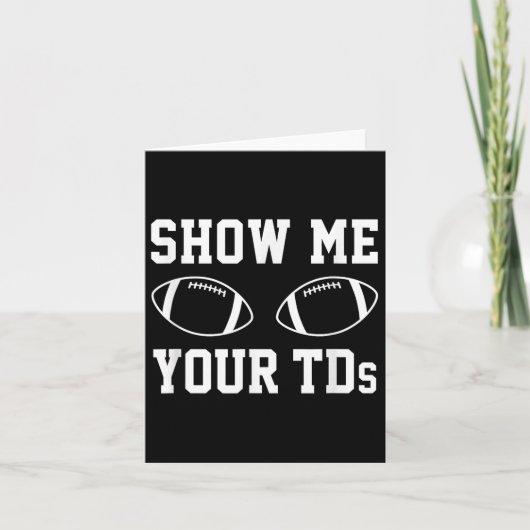Show me je TDS Funny Fantasy Football Kaart (Voorkant)