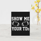 Show me je TDS Funny Fantasy Football Kaart (Gele Bloem)