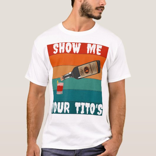 Show me je tieten t-shirt (Voorkant)