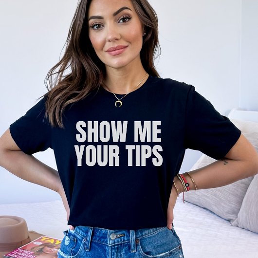 Show me je tips | Grappige Bartending & serveerste T-shirt