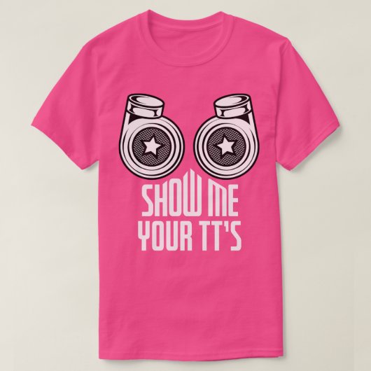 Show me je TS Funny Twin Turbo Racing Pun Rac T-shirt (Design voorkant)