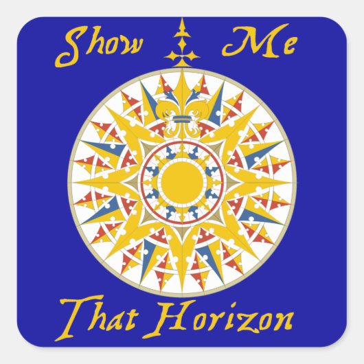 Show Me That Horizon sticker - pak van 20 (Voorkant)