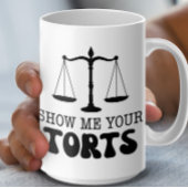 Show me uw onrechtmatige daad, grappige advocaat, koffiemok