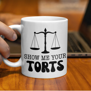 Show me uw onrechtmatige daad, grappige advocaat,  koffiemok
