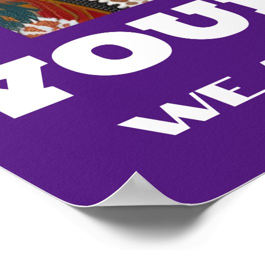 Show me uw papieren immigratie mannenwijzen poster (Hoek)