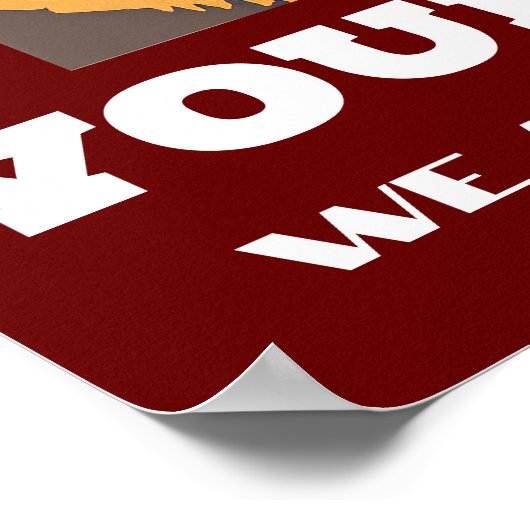 Show me uw papieren immigratie Vrouw Poster (Hoek)